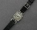 Wonderful Cartier Style 1930s Diamond Watch.